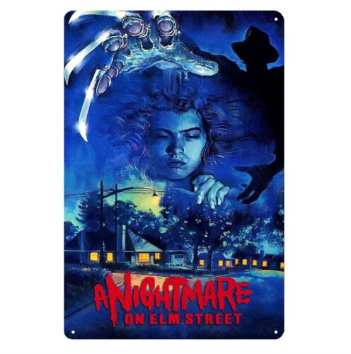 Street Fashion Blog - Plakat Metalowy Retro Horror z Filmu