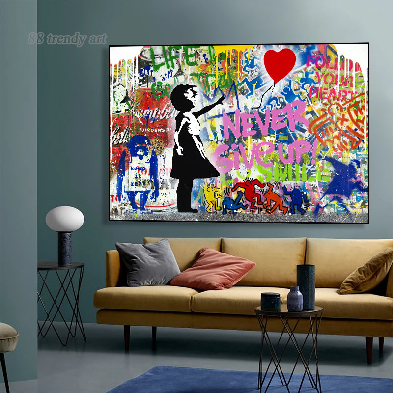 Street Fashion Poster - Banksy Street Wall Art Plakaty Pop