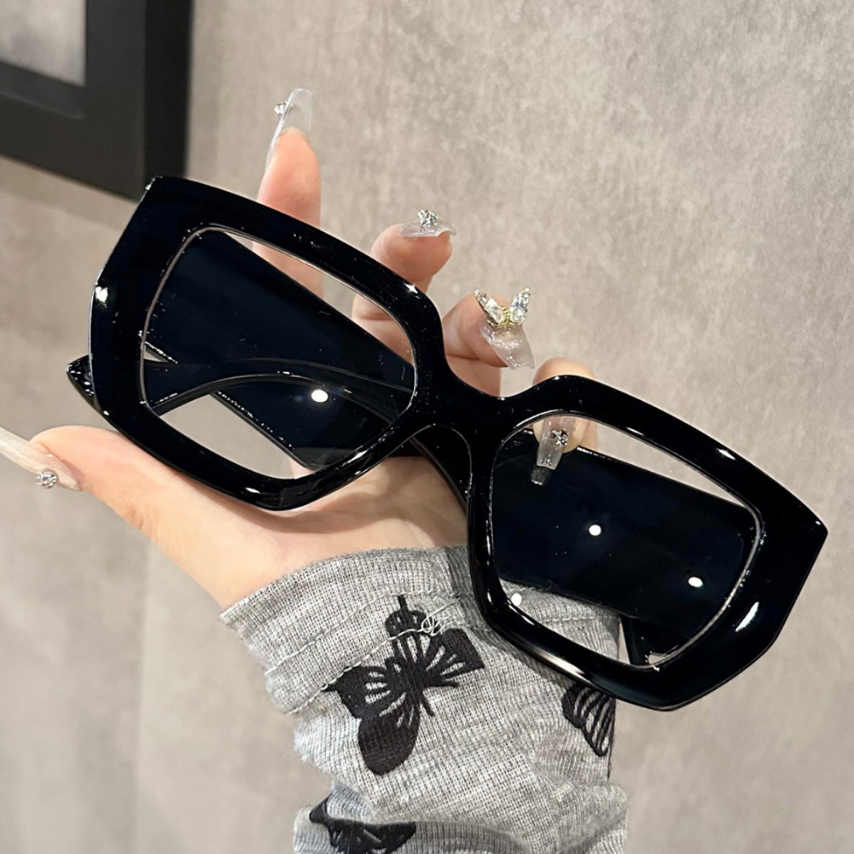 Italy Fashion Street - Super Duże Okulary Przeciwsłoneczne Damskie 2025