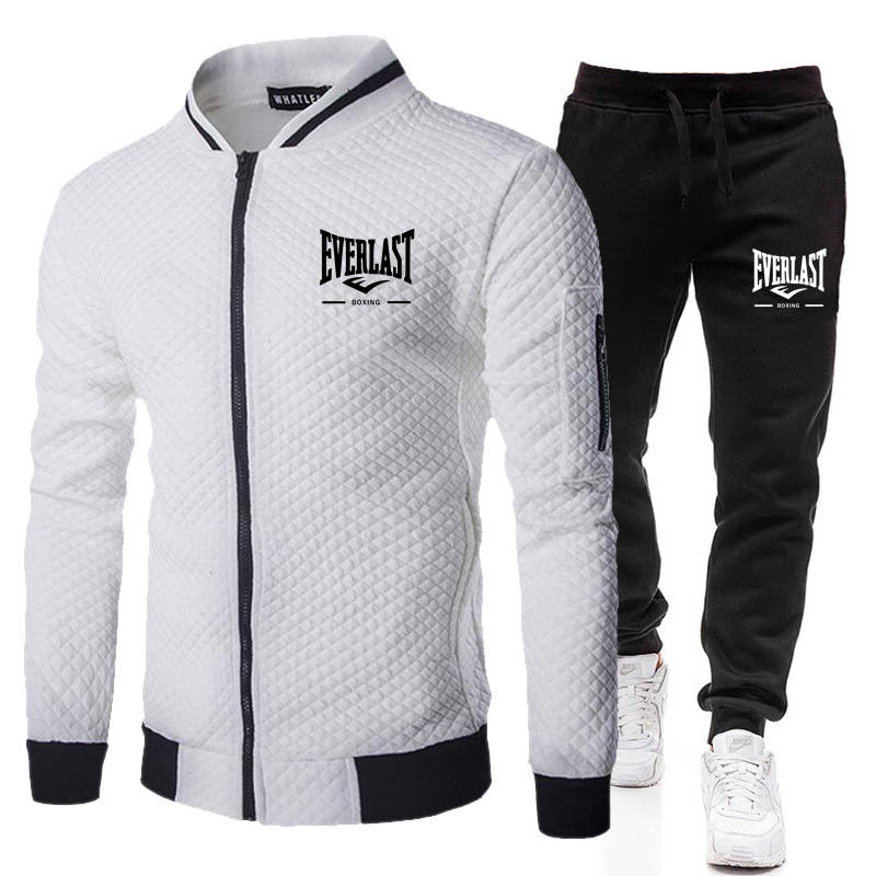 Street Fashion Men - EVERLAST BOXING Wiosenno-Jesienny Męski Zestaw Ubrań