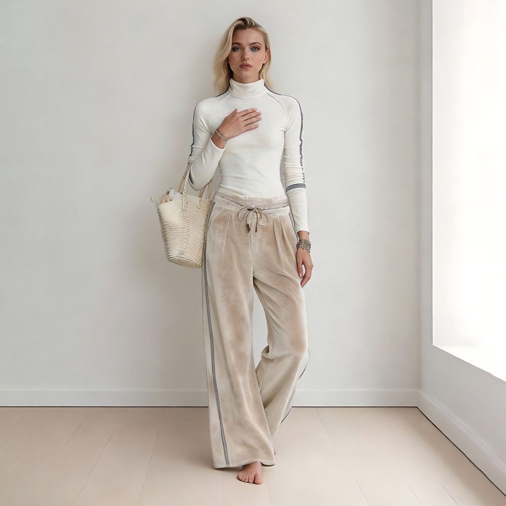 Italy Fashion Street - Damski dwuczęściowy zestaw modny na wiosnę