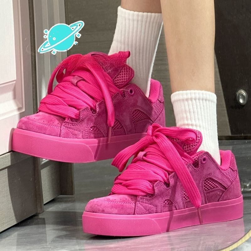 Street Fashion Designer - Nowe damskie sneakersy na grubej podeszwie,