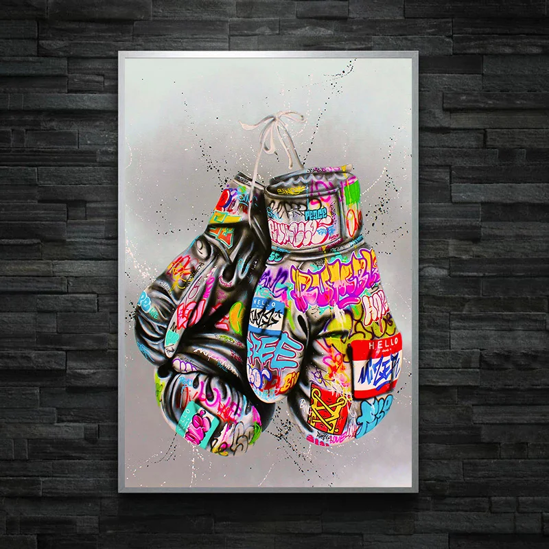 Street Fashion Poster - Obraz ścienny na płótnie mody rękawice