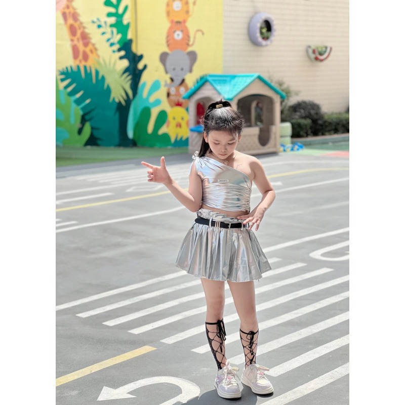 Street Fashion Runway - Zestaw Kostiumów Tanecznych Jazz Kpop dla