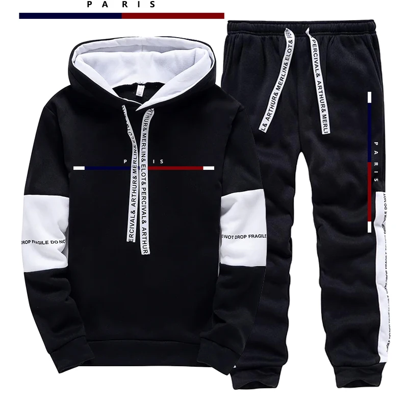 Street Fashion Men - Męski zestaw z nadrukiem w stylu