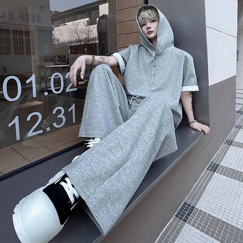 LUZHEN Oryginalne Krótkie Bluz – Street Fashion Men recenzja i cena