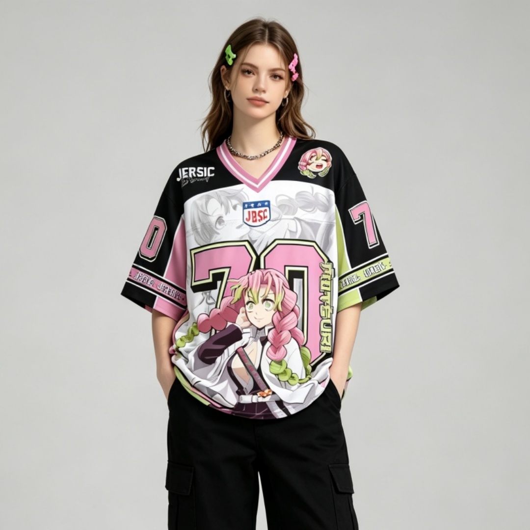 Koszulka z krótkim rękawem z n – Street Fashion Anime recenzja i cena