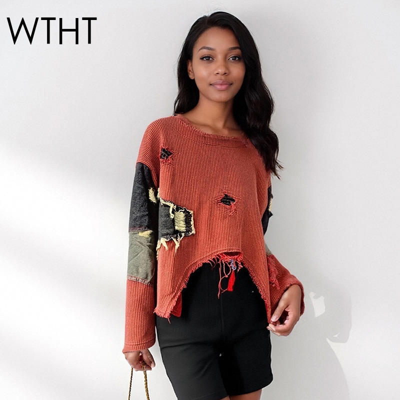 WTHT Modny Damski Sweter z Nie – Street Fashion Winter 2025 recenzja i cena