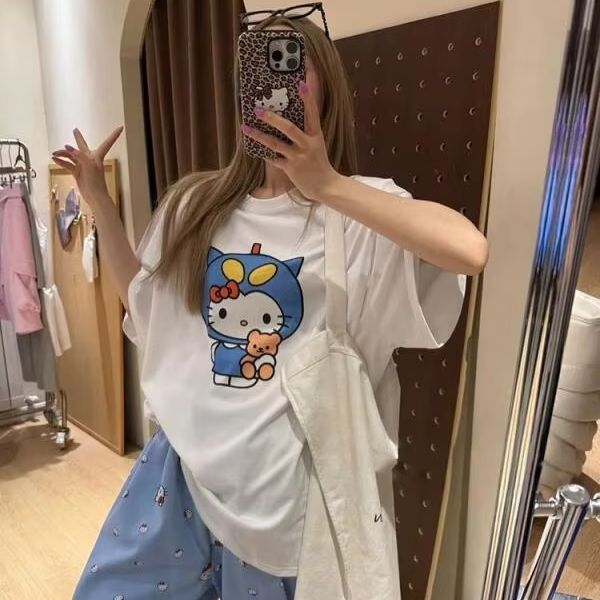 Krótki rękaw, koszulka z nadru – Street Fashion Designer recenzja i cena