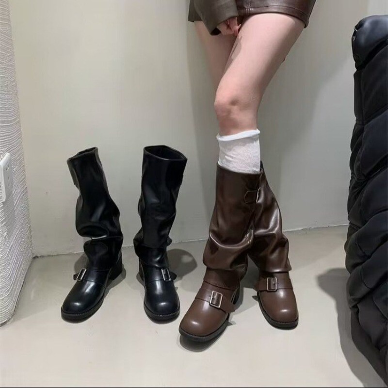 Damskie kozaki do kolan na pla – Street Fashion Winter 2025 recenzja i cena