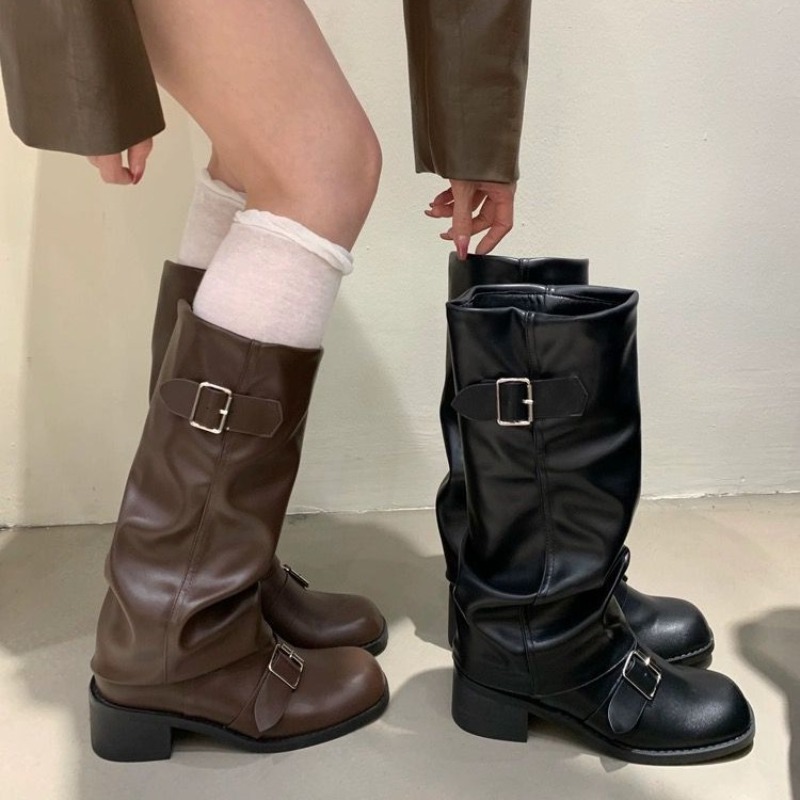 Damskie kozaki do kolan na pla – Street Fashion Winter 2025 recenzja i cena