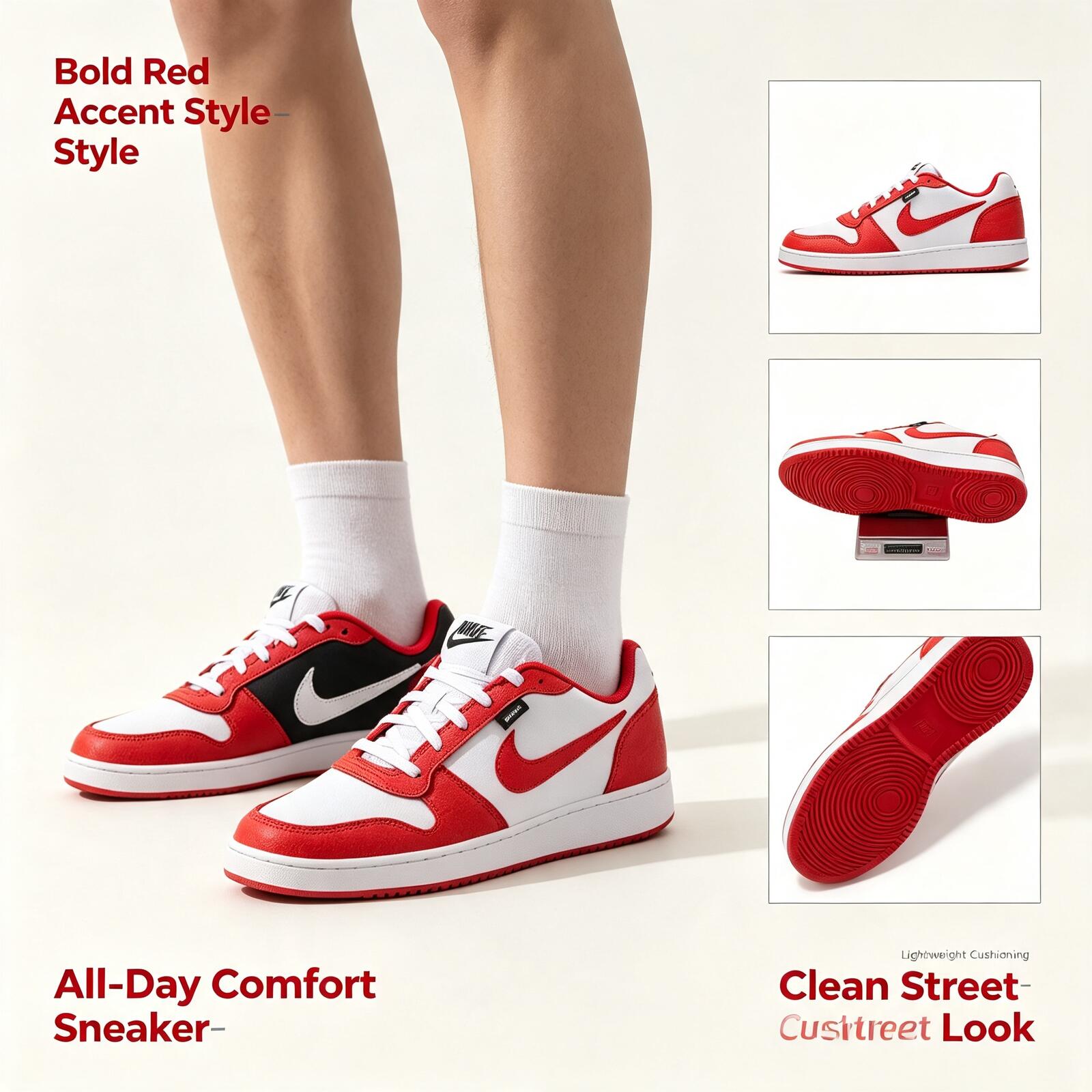Modne męskie sneakersy Nike Eb – Street Fashion Hong Kong recenzja i cena